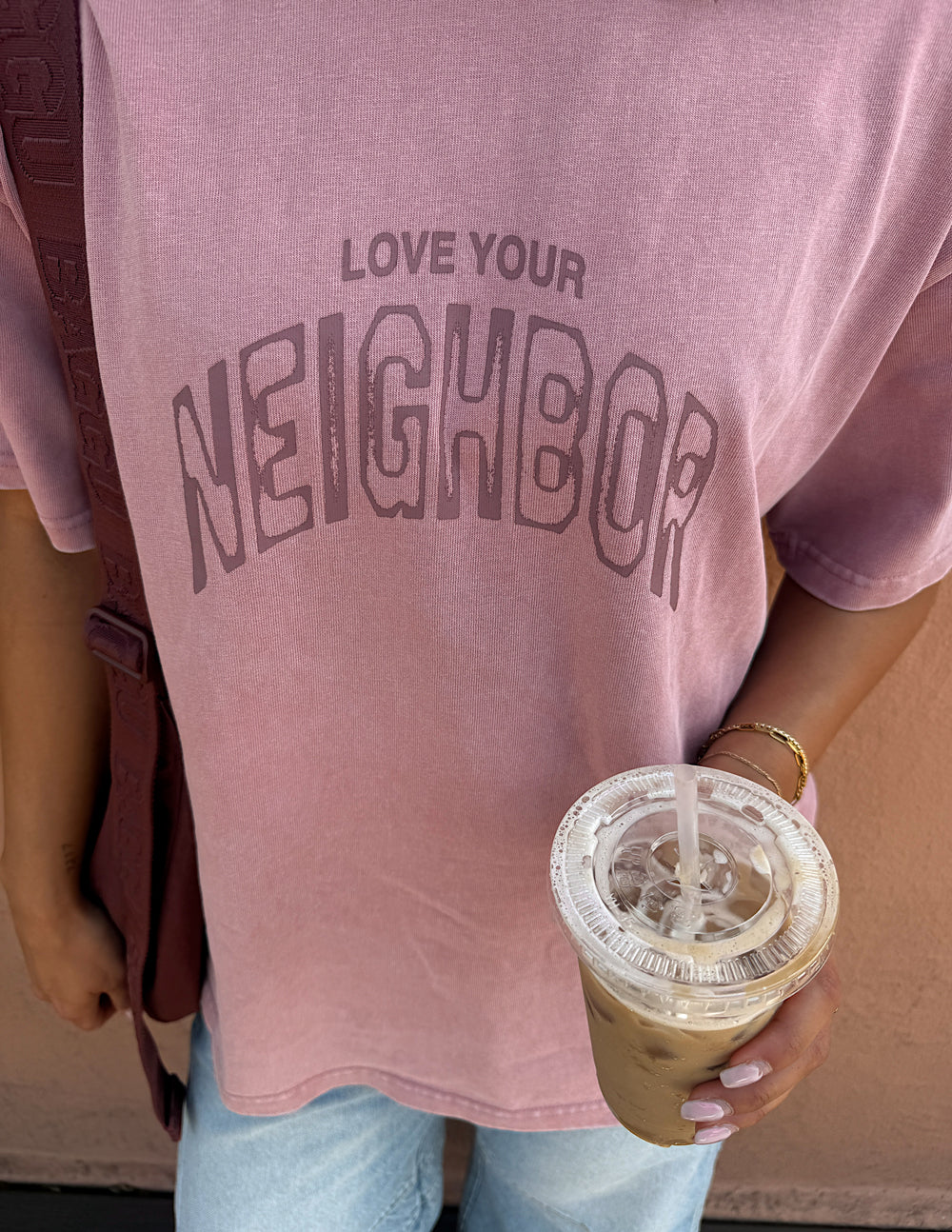 T-shirt lourd Aime ton prochain