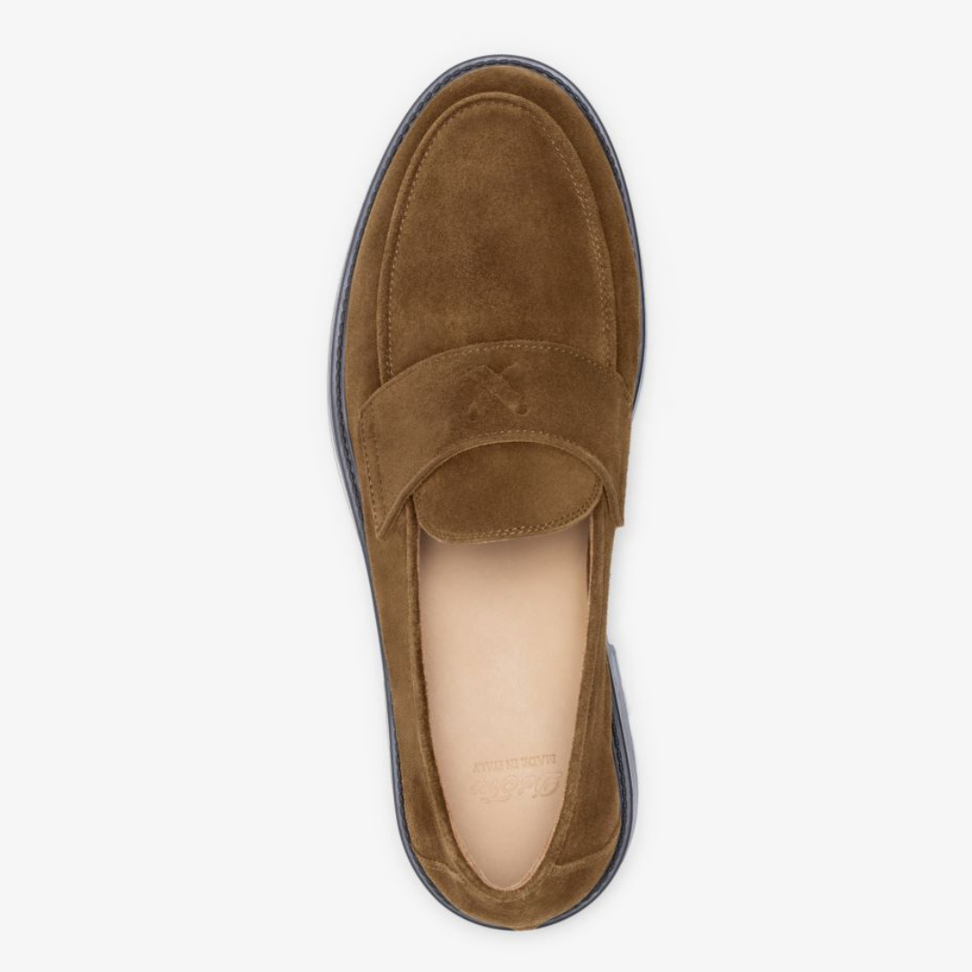 Men's Brown Suede Lug Centesimo