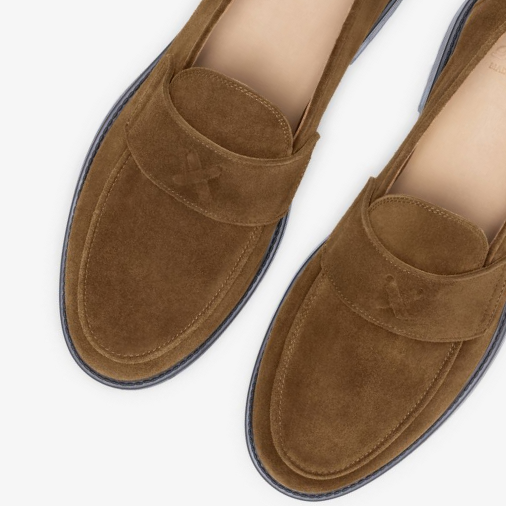 Men's Brown Suede Lug Centesimo