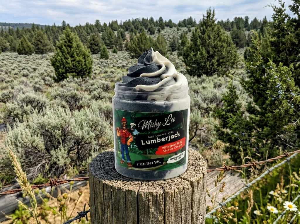 Crème fouettée à raser Lumberjack pour homme