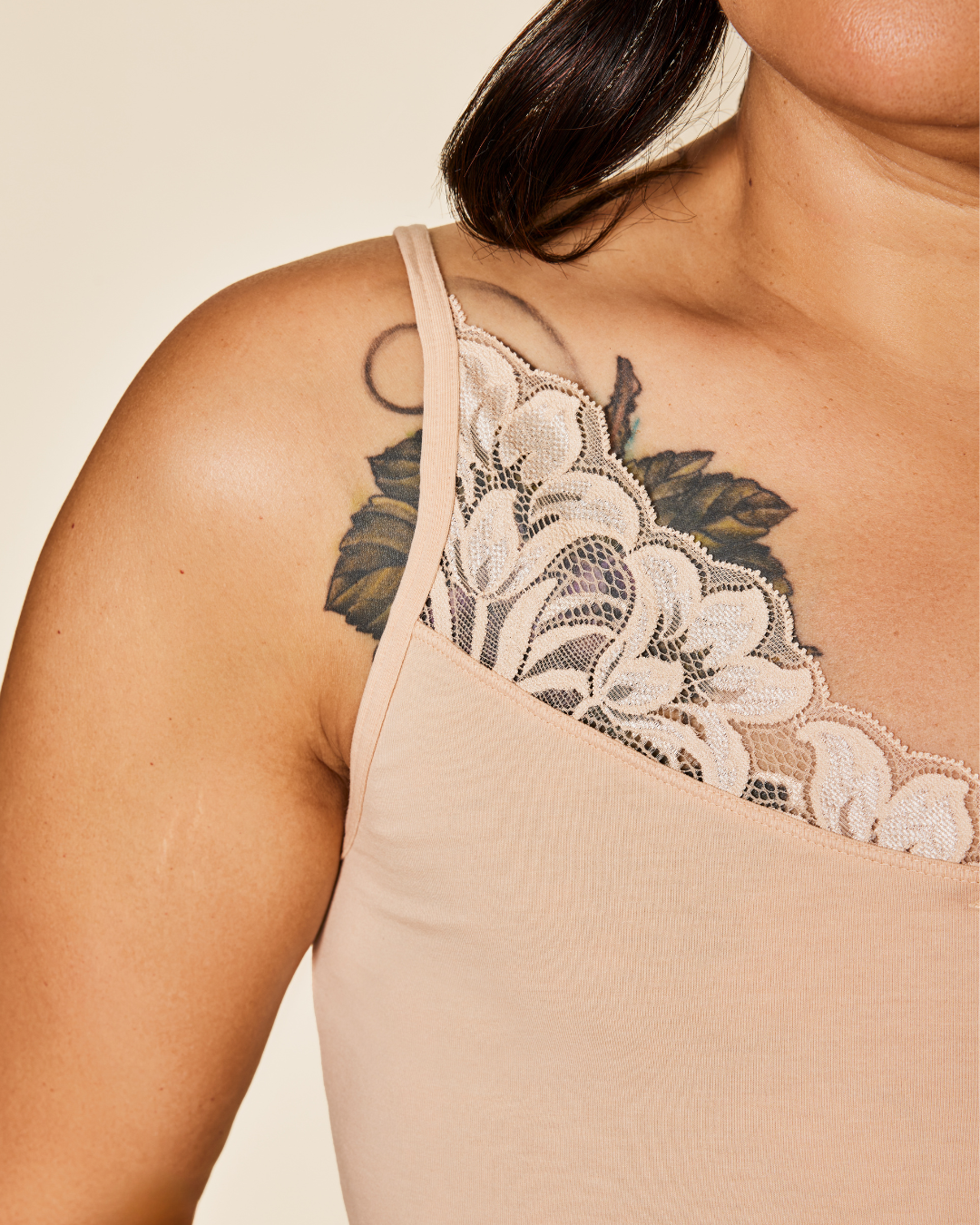 Luna Lace - Caraco en coton