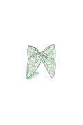 Nœud marin pour fille à imprimé floral vert