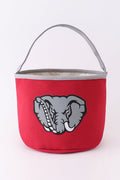 Seau bob éléphant marron