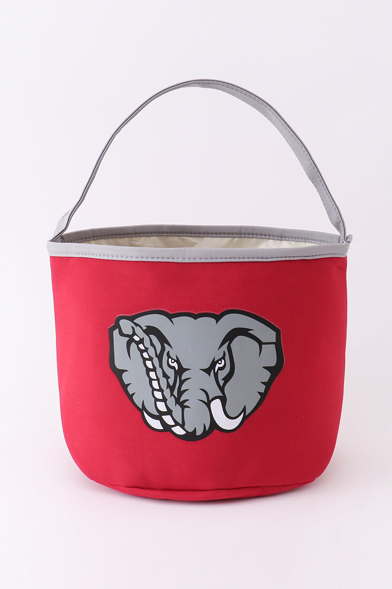 Seau bob éléphant marron