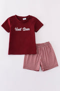 Ensemble de broderie Grenat Hail State