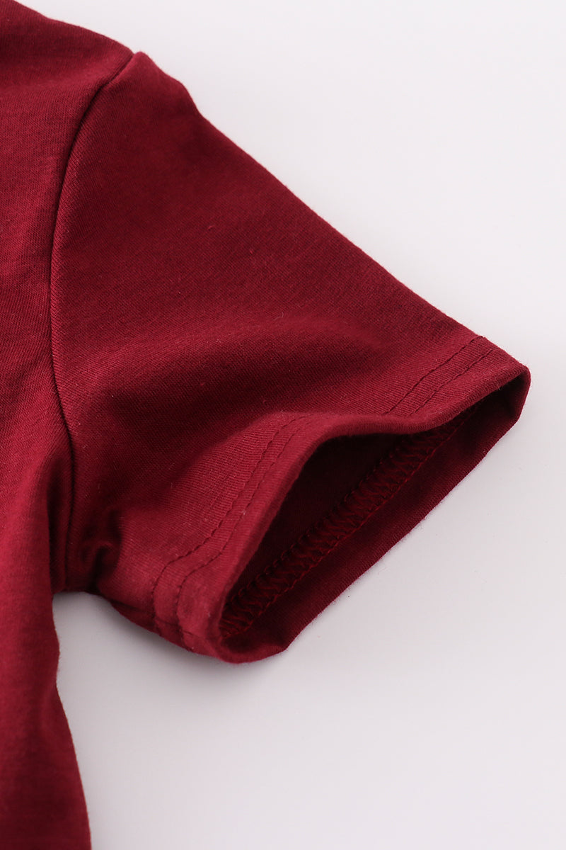 Ensemble de broderie Grenat Hail State