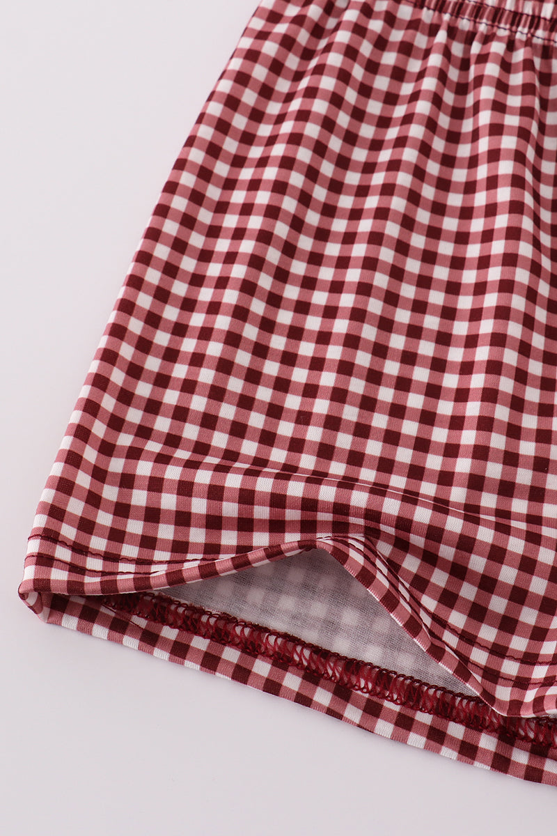 Ensemble de broderie Grenat Hail State