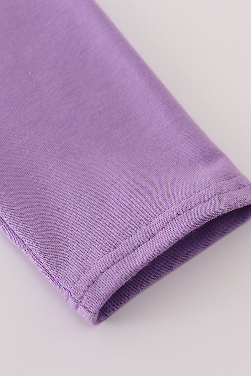Haut à sequins violet doré LSU geaux tiger