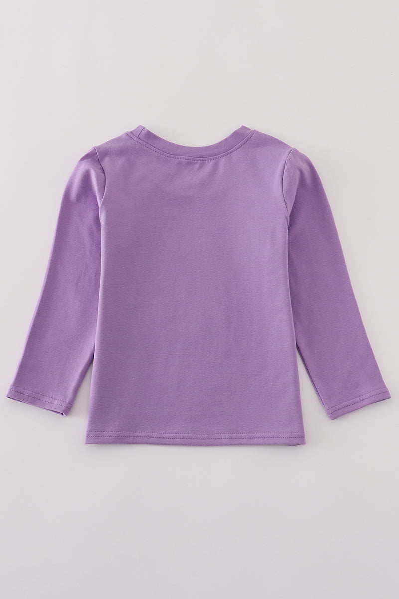 Haut à sequins violet doré LSU geaux tiger