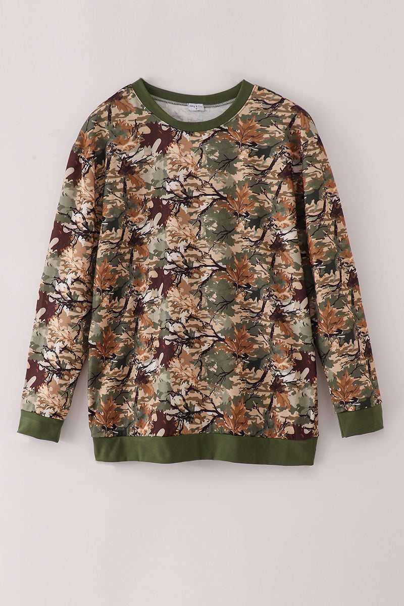 Sweat-shirt camouflage père et moi