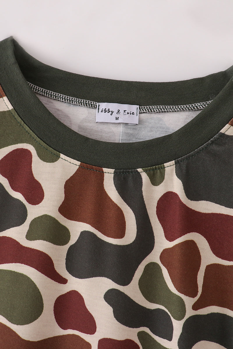 Sweat-shirt camouflage papa et moi