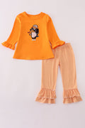 Ensemble pantalon à volants avec appliqué Orange Tennessee Volunteers