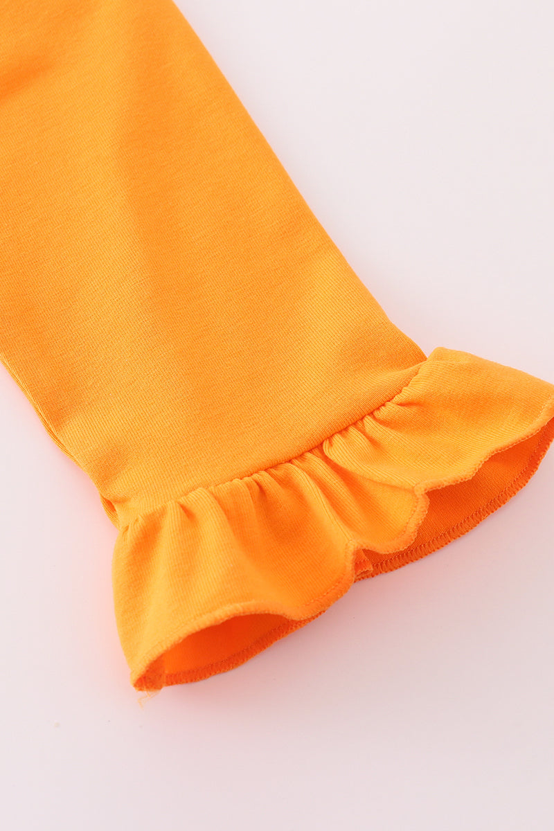 Ensemble pantalon à volants avec appliqué Orange Tennessee Volunteers