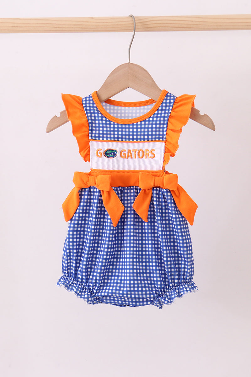 Barboteuse Florida Gators à smocks et volants