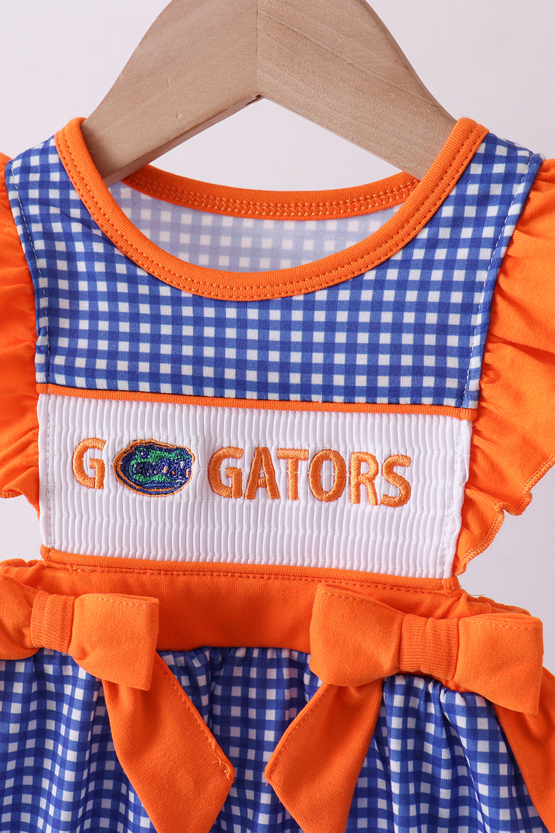 Barboteuse Florida Gators à smocks et volants