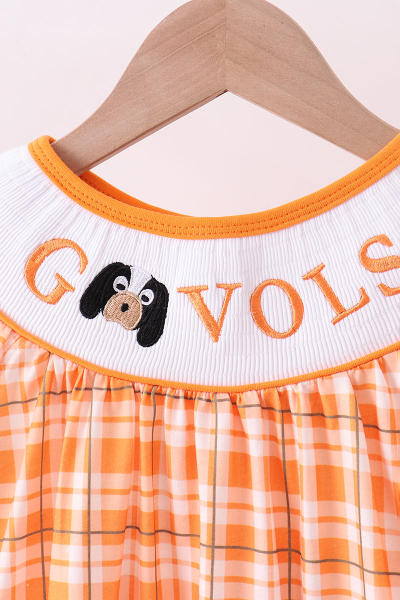 Robe à smocks à carreaux Tennessee Go Vols