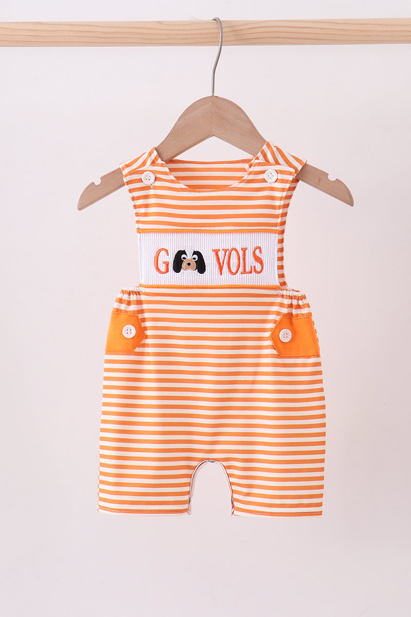 Tennessee Go vols barboteuse rayée et smockée