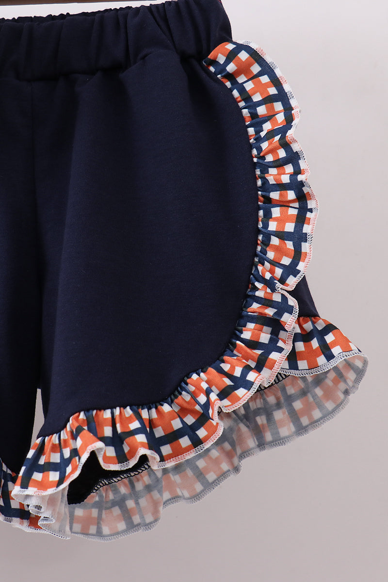 Ensemble short volanté smocké Auburn War Eagle
