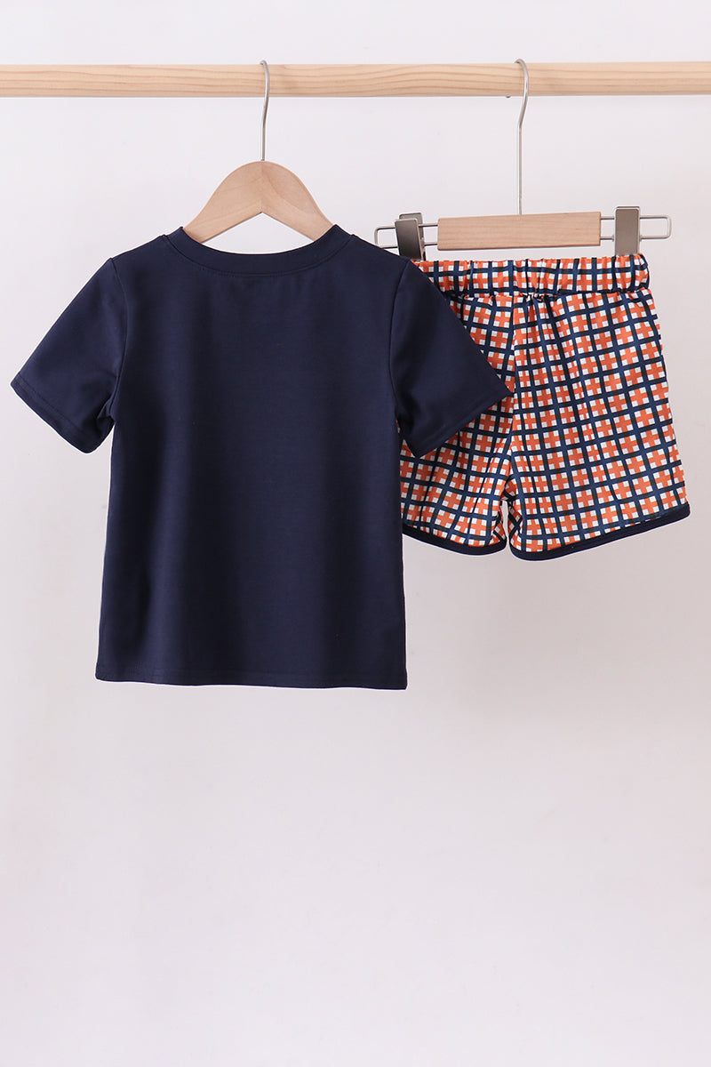 Ensemble short smocké Aubie le War Eagle