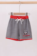 Short de bain brodé à rayures Georgia Bulldogs