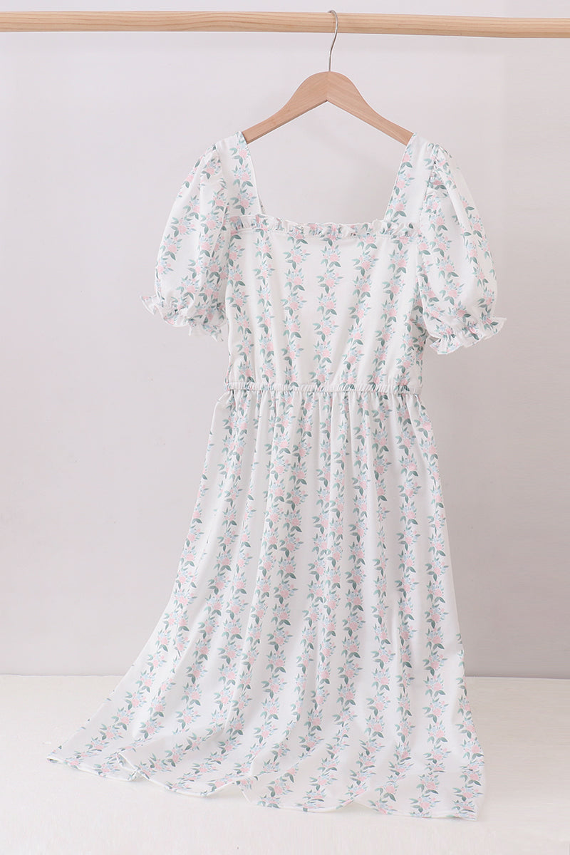 Robes mère-fille à imprimé floral