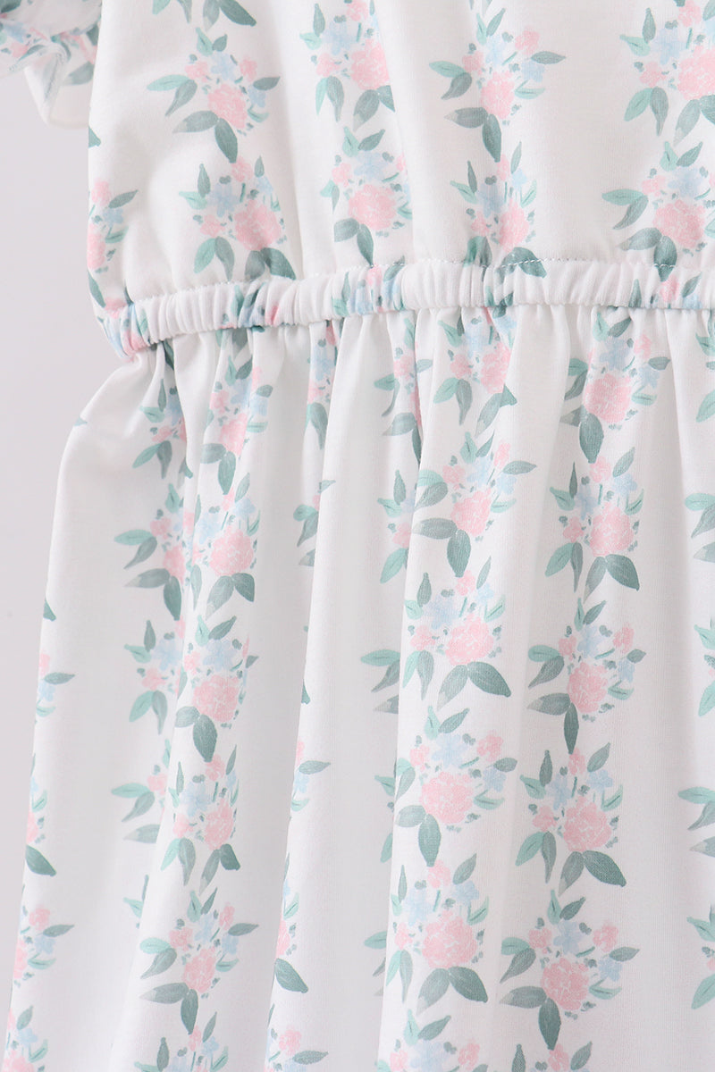 Robes mère-fille à imprimé floral