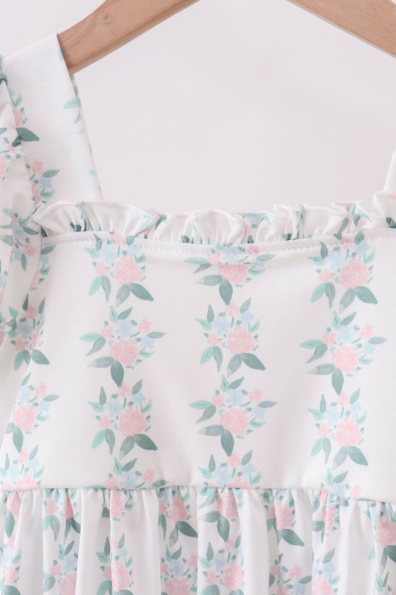 Robes mère-fille à imprimé floral