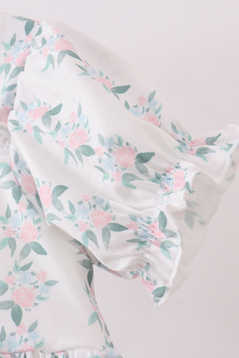 Robes mère-fille à imprimé floral