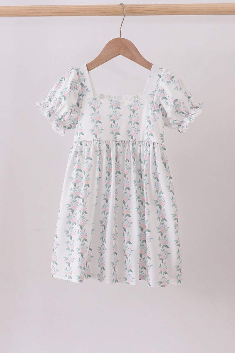 Robes mère-fille à imprimé floral
