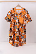 Chemise de nuit en bambou Orange Tennessee VOLS
