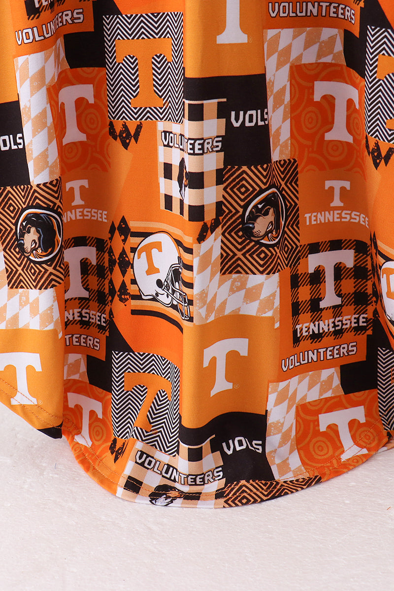 Chemise de nuit en bambou Orange Tennessee VOLS