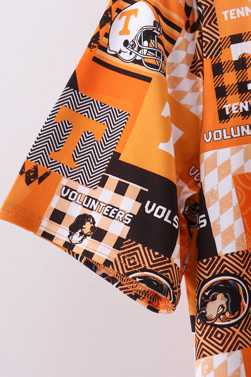 Chemise de nuit en bambou Orange Tennessee VOLS