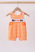 Barboteuse vichy brodée "Tennessee Go Vols"