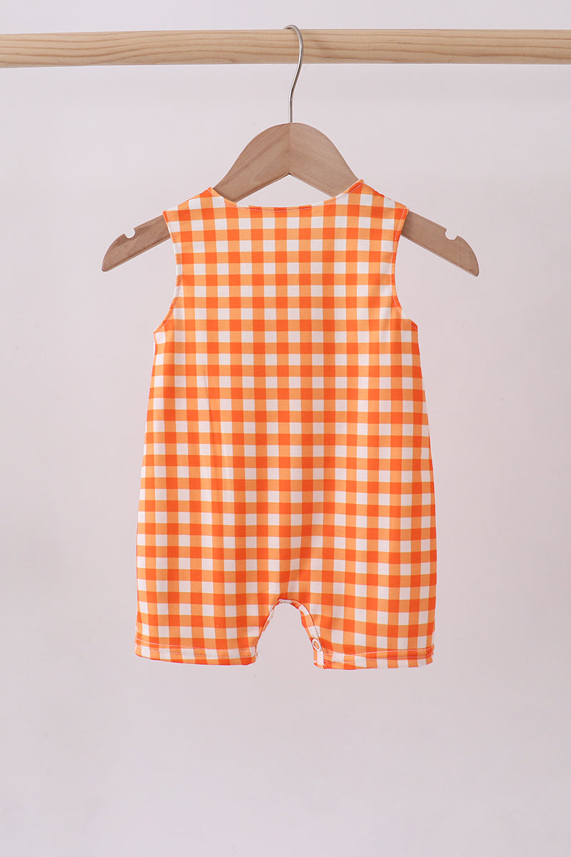 Barboteuse vichy brodée "Tennessee Go Vols"