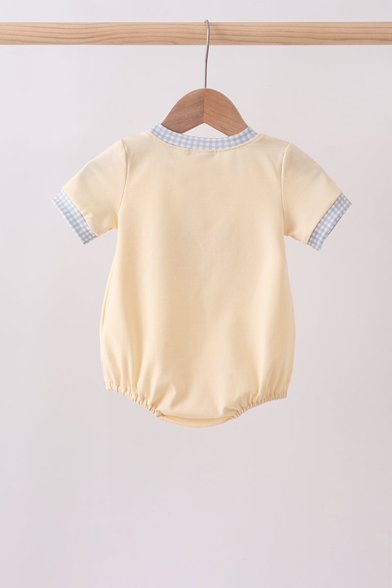 Combinaison-bulle kaki avec appliqués campeur