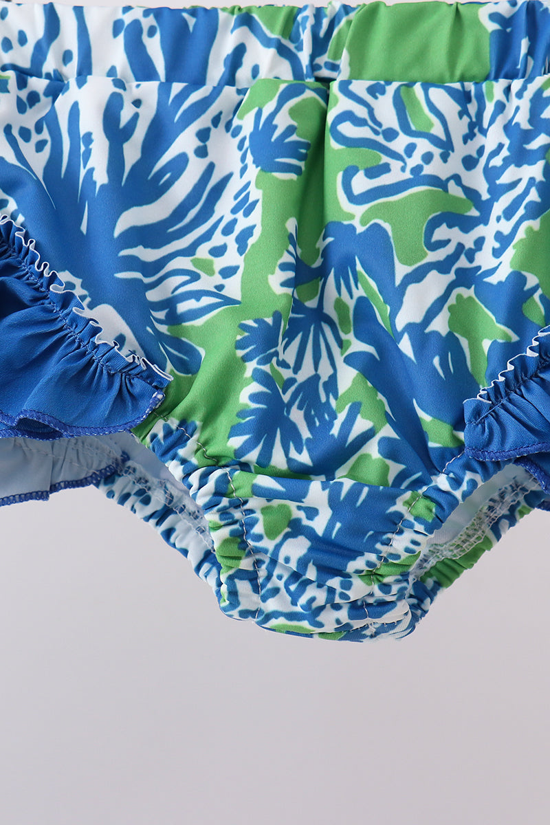 Ensemble anti-UV à volants « Jardin océanique »