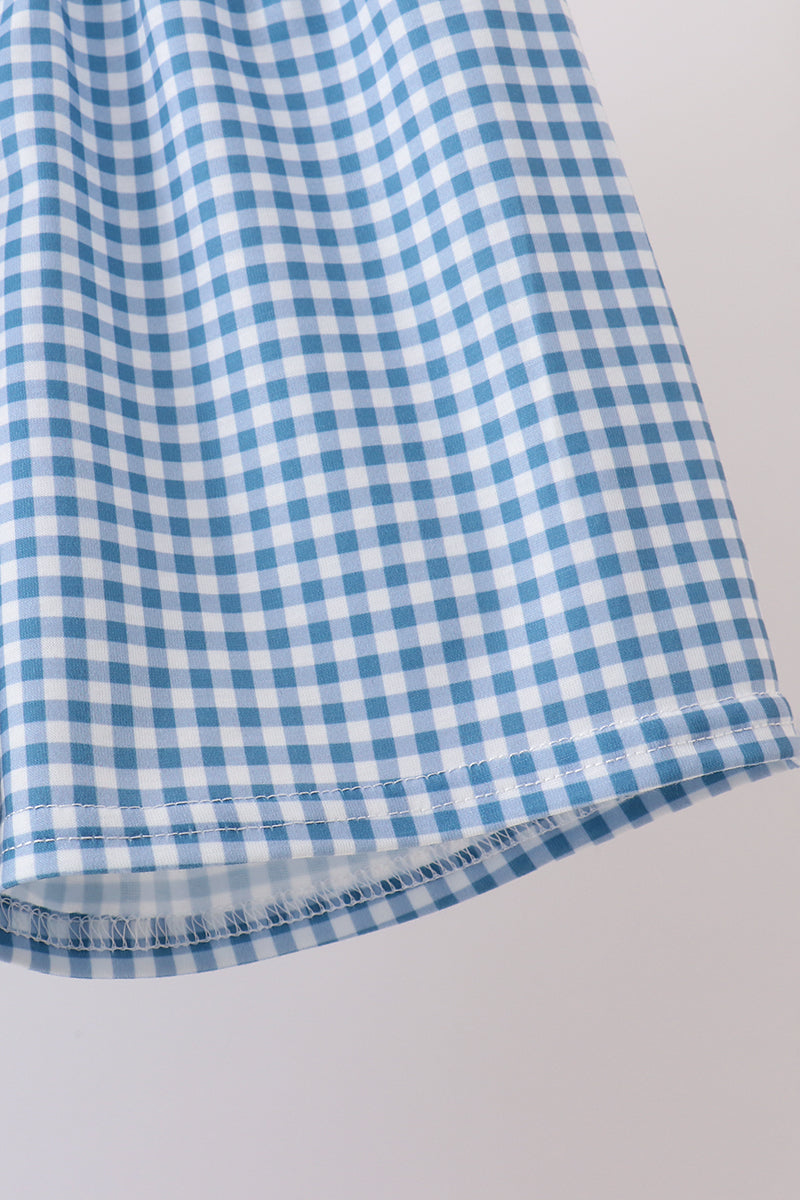 Ensemble écossais bleu