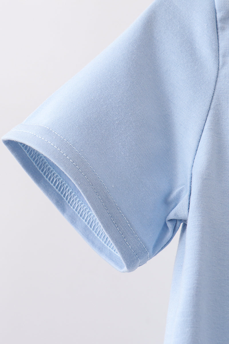 Ensemble écossais bleu