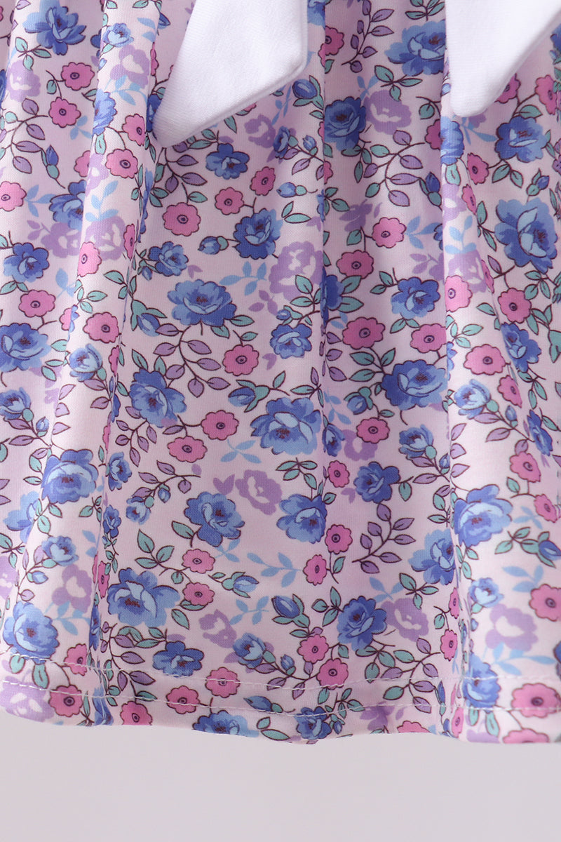 Ensemble bloomer en dentelle florale