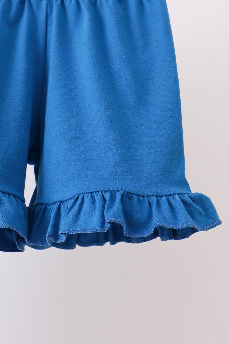 Ensemble Volanté Froncé Château Bleu