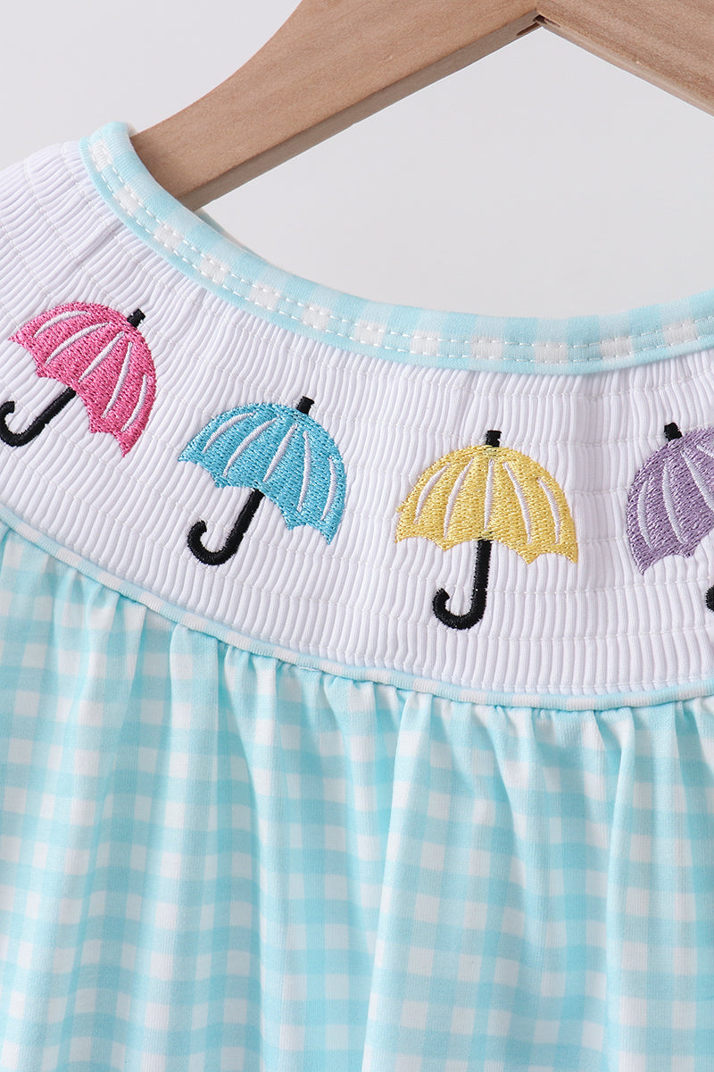 Ensemble smocké Parapluie Bleu