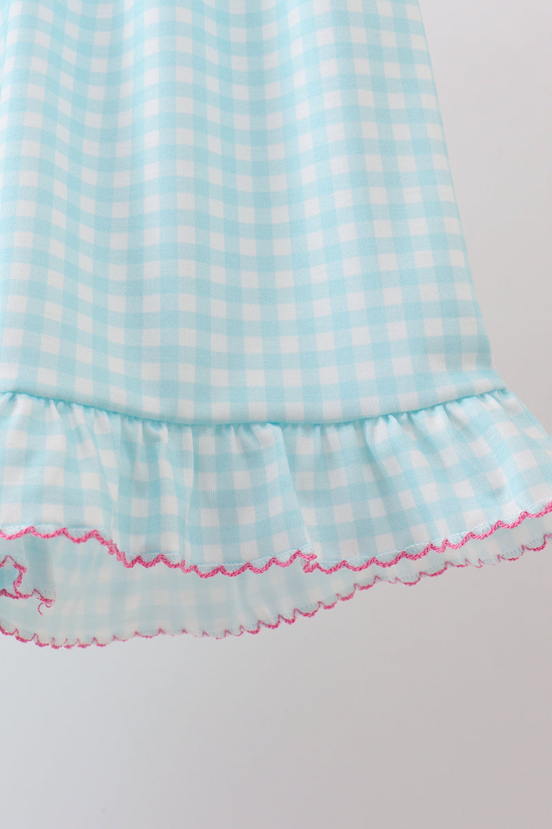 Ensemble smocké Parapluie Bleu