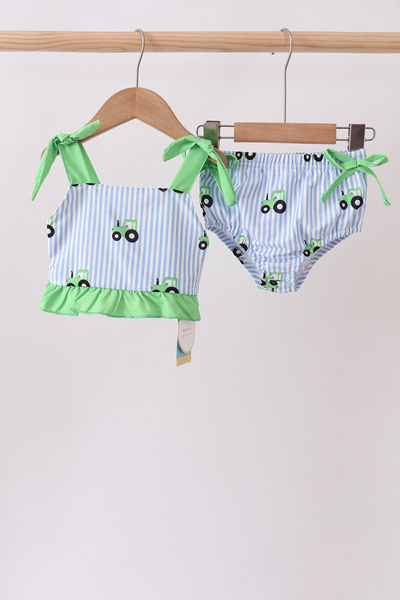 Ensemble de bain UPF Tracteur Bleu