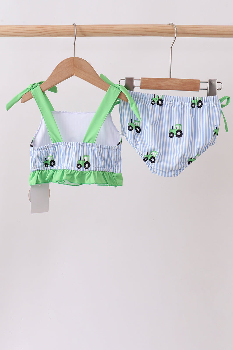 Ensemble de bain UPF Tracteur Bleu