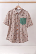 Chemise boutonnée Papa Colvert Vert