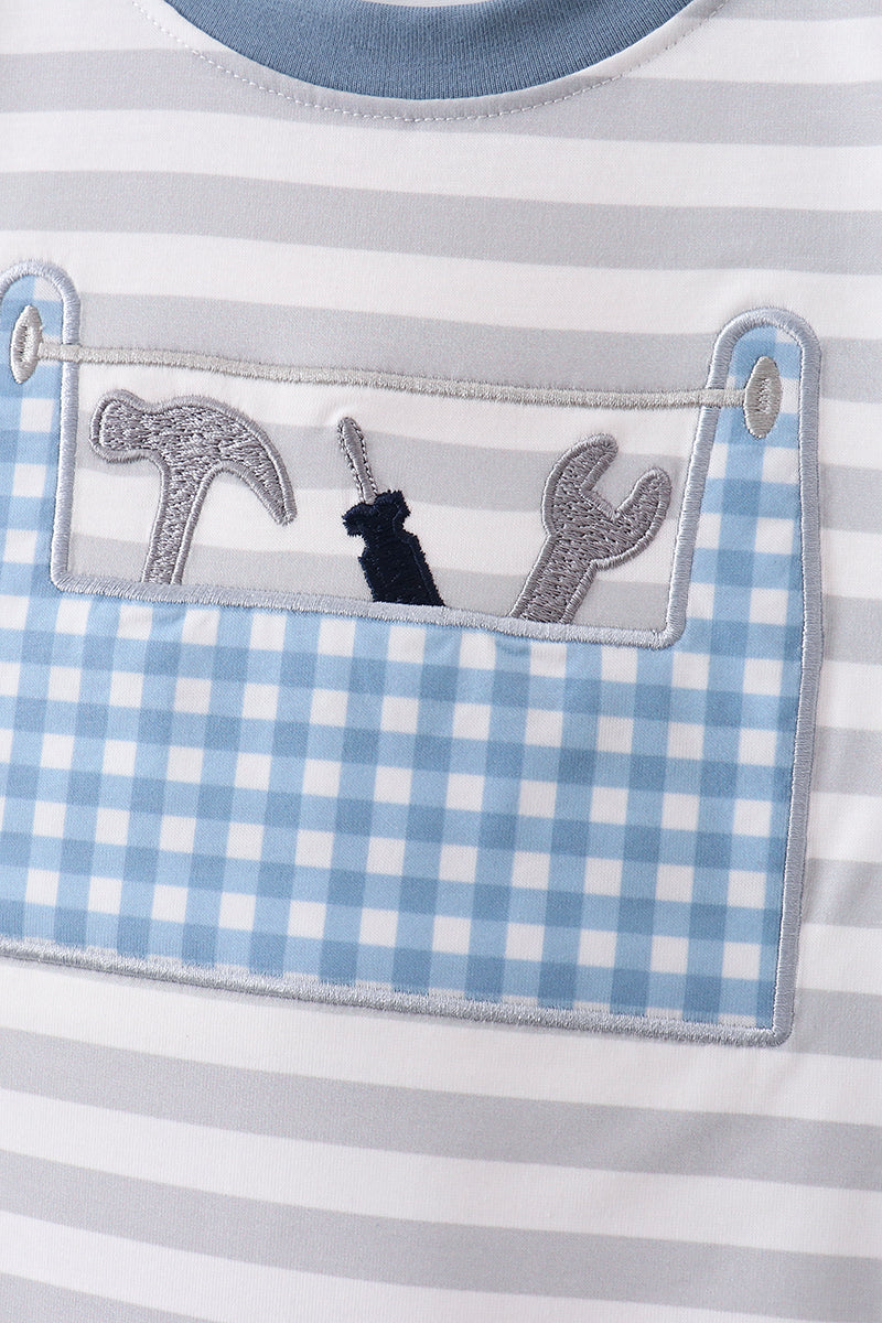 Ensemble d'appliqués Outils bleus