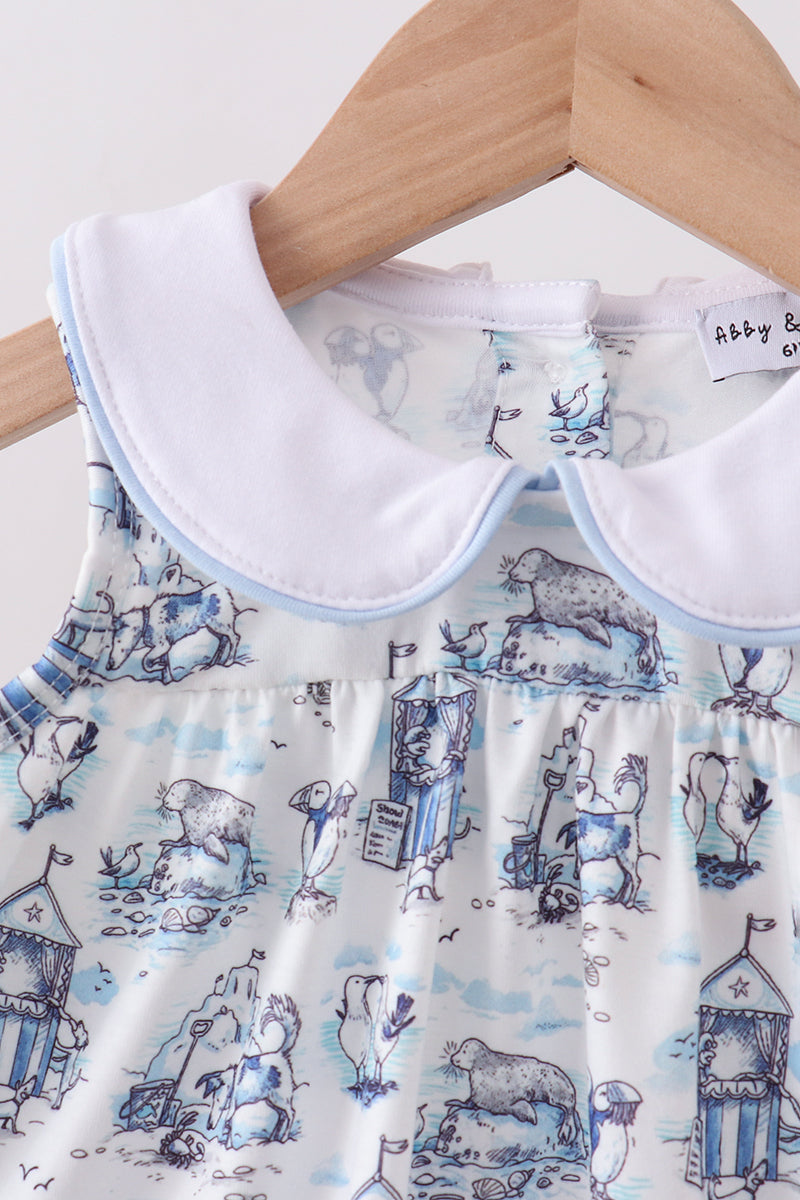 Ensemble Bloomer Blue Beach