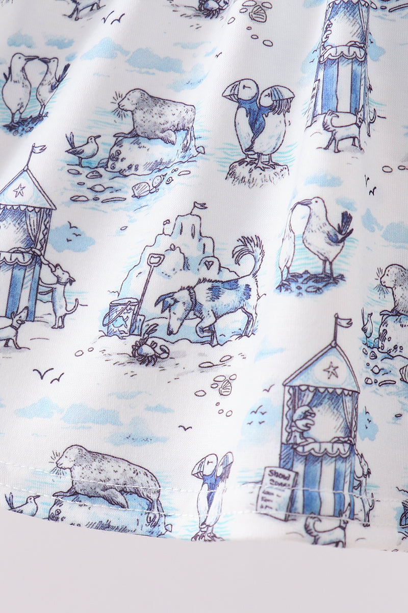 Ensemble Bloomer Blue Beach