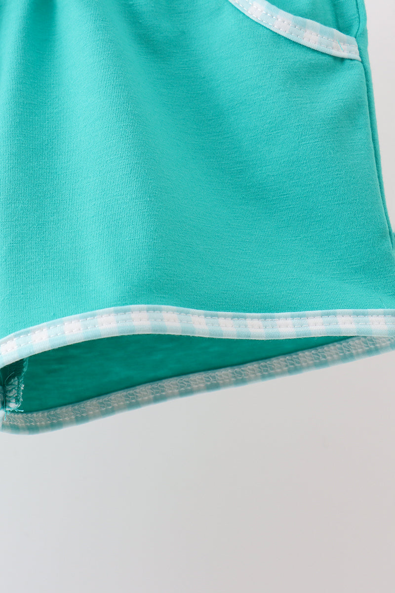 Ensemble brodé Colvert vert
