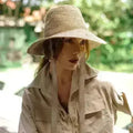 Chapeau en paille de jute MEG beige clair